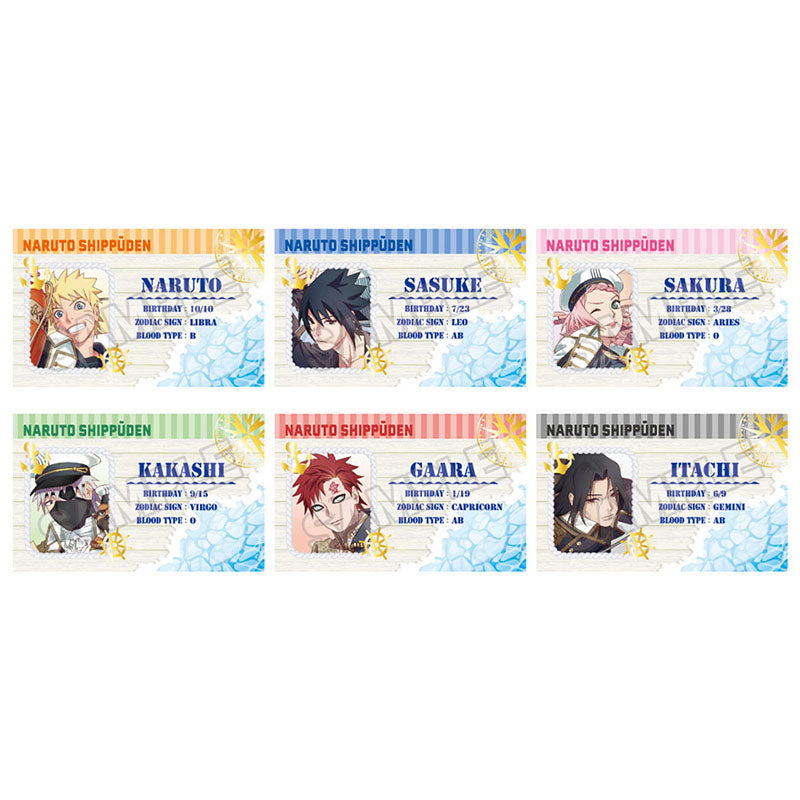 NARUTO-ナルト- 疾風伝 トレーディング学生証風名刺カード 全6種 Granup