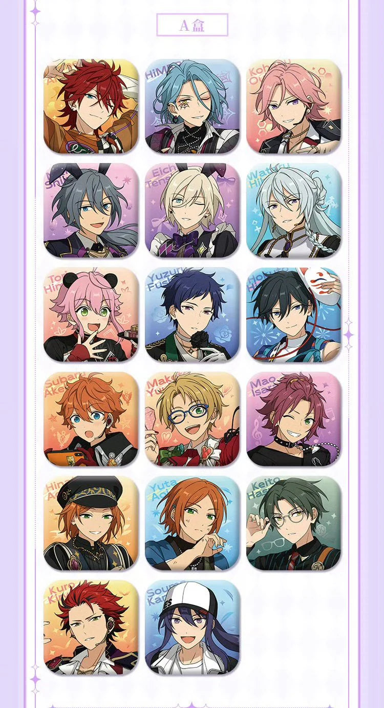 あんさんぶるスターズ!! 星の煌く缶バッジ A BOX 全17種 中国限定商品 萌购