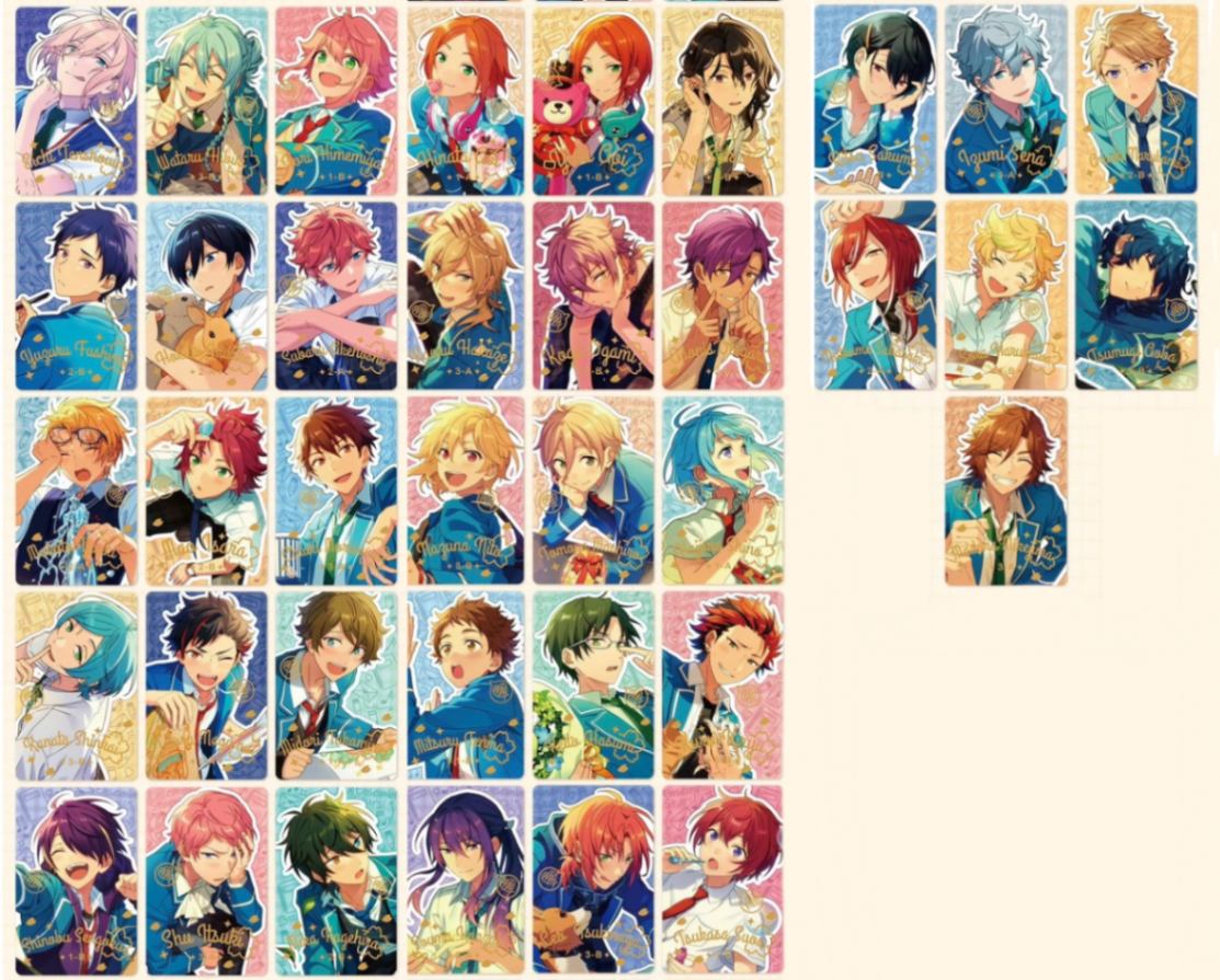 あんさんぶるスターズ!! 制服ver ミニブロマイド 全37種 中国限定商品 萌购