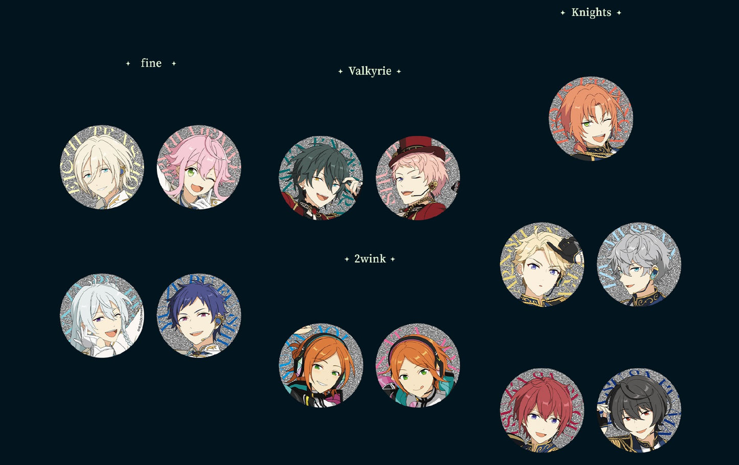 あんさんぶるスターズ!! DREAM LIVE-9th Tour 缶バッジ A BOX　全13種 中国限定商品