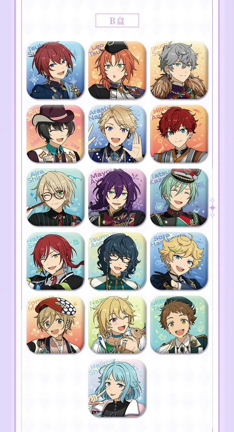 あんさんぶるスターズ!! 星の煌く缶バッジ B BOX 全16種 中国限定商品 萌购