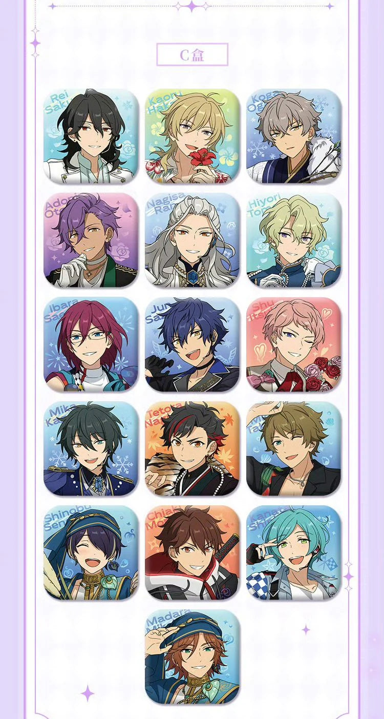 あんさんぶるスターズ!! 星の煌く缶バッジ C BOX 全16種 中国限定商品 萌购