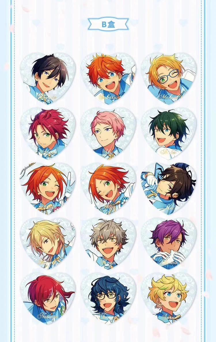 あんさんぶるスターズ!! 誓約ハート缶バッジ B BOX 全15種 中国限定商品 萌购