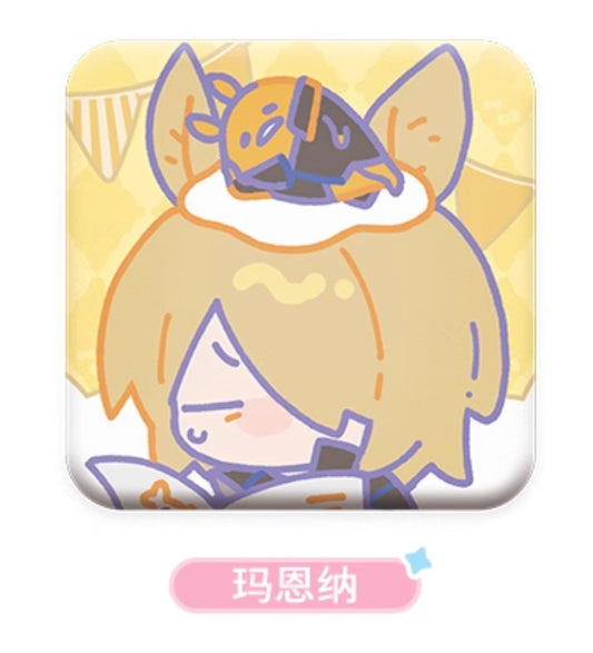 アークナイツ × サンリオキャラクターズ PU缶バッチ