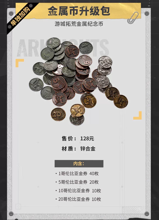 【予約】アークナイツ ボードゲーム  拡張キット 遊城拓荒：感染者 メダルコイン
