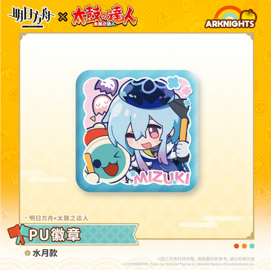 アークナイツ×太鼓の達人 キャラクターズ PU缶バッチ
